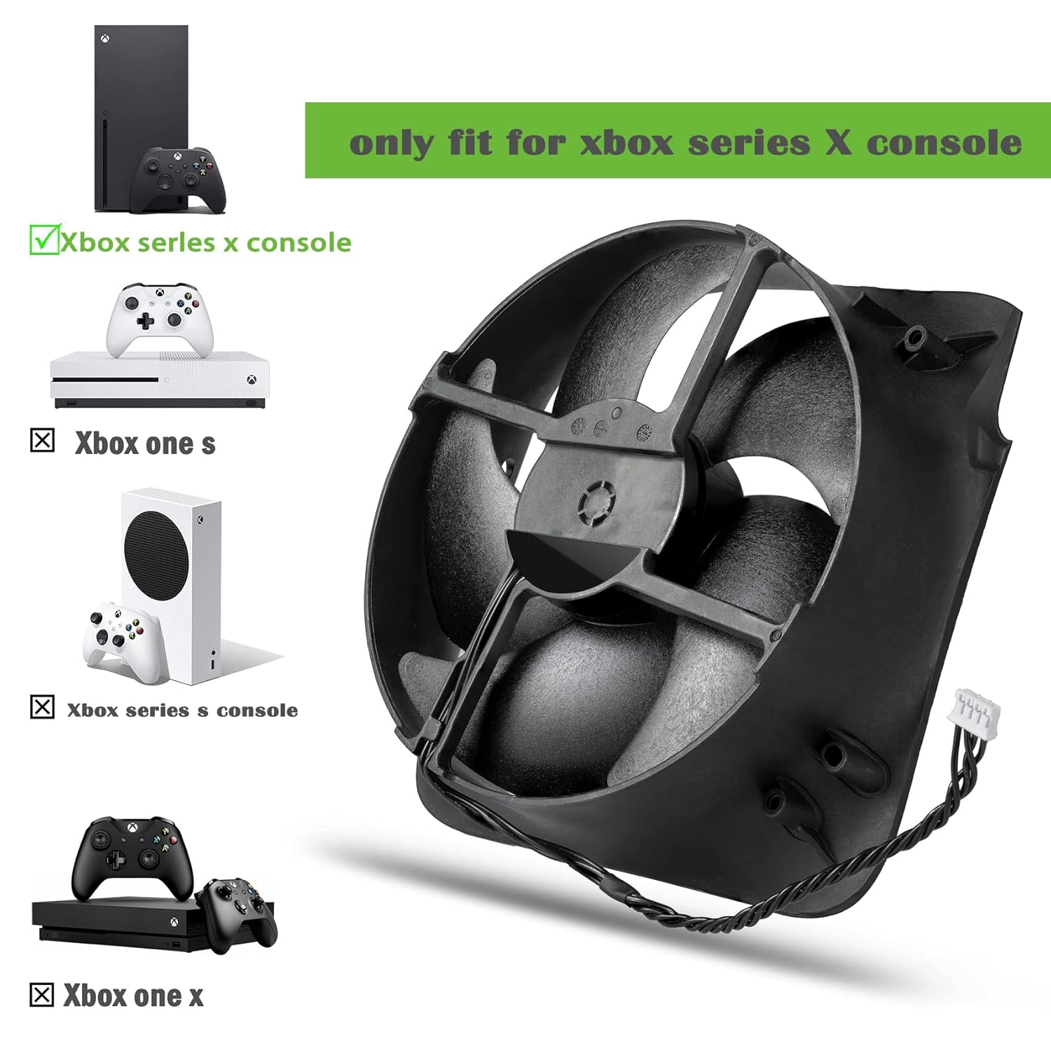 Microsoft Console Xbox Series S - Remplacement du ventilateur de refroidissement interne