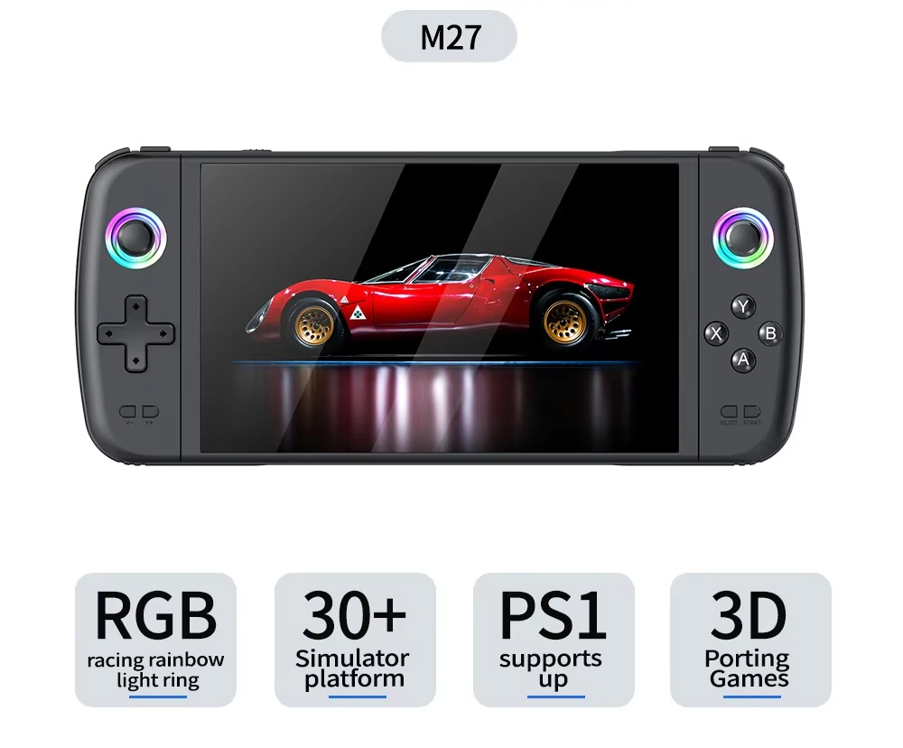 M27 7 pouces Console de jeu Po - Gaming Console For Kids avis et prix