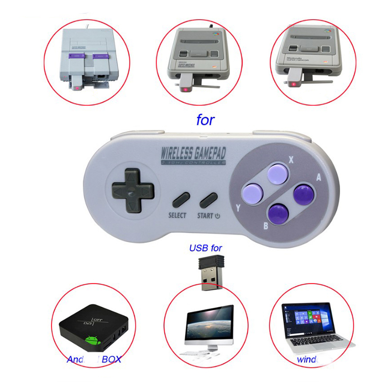 Manette de jeu violette 2.4G,  - Gaming Console Mario avis et prix