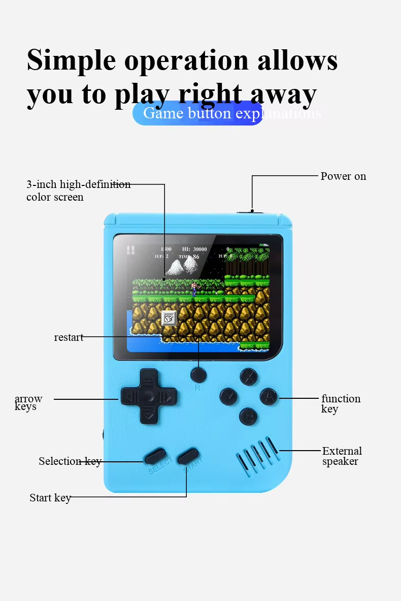 Console de jeux portable rétro - Gaming Console For Kids avis et prix