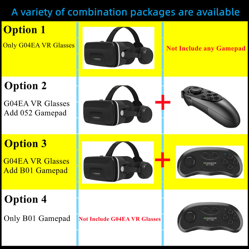 Boîte de lunettes VR de réalit - Gaming Console Vr avis et prix