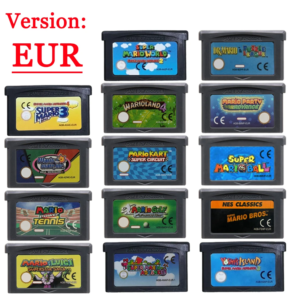 19 styles de cartouches de jeu - Gaming Console Mario avis et prix