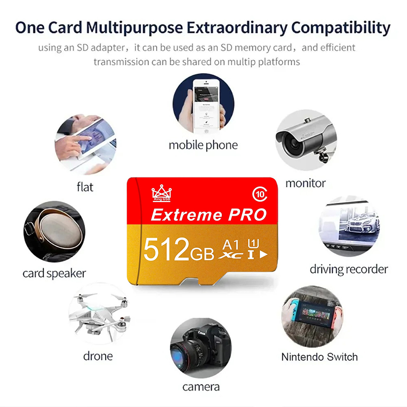 Cartes SD Premium 512 Go 256 G - Gaming Console And Monitor avis et prix